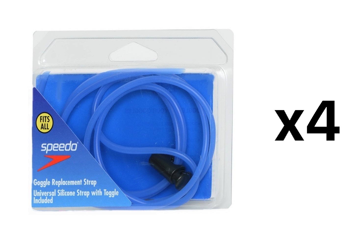 Speedo Universal Silicone Goggle Replacement Strap, Assorted Colors (Pack of 4) eBay